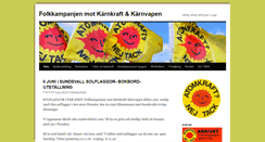 Desktop Screenshot of folkkampanjen.se